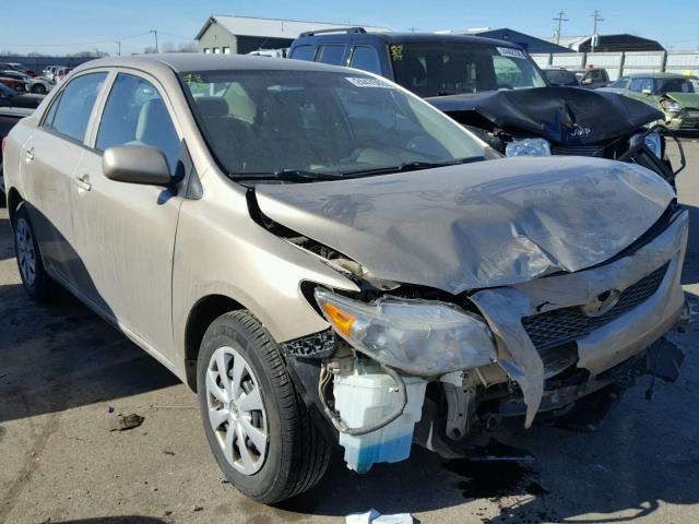 1NXBU4EE1AZ245839 - 2010 TOYOTA COROLLA BA BEIGE photo 1