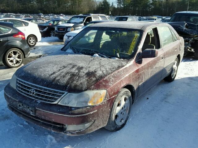 4T1BF28B94U384685 - 2004 TOYOTA AVALON XL BURGUNDY photo 2