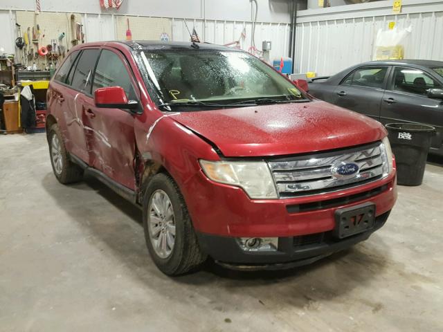 2FMDK49C07BA65273 - 2007 FORD EDGE SEL P MAROON photo 1