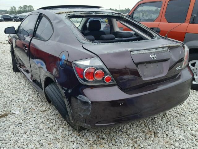 JTKDE167980228709 - 2008 SCION TC PURPLE photo 3