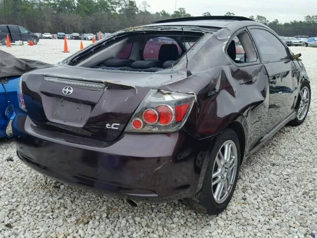 JTKDE167980228709 - 2008 SCION TC PURPLE photo 4