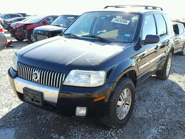 4M2YU80Z27KJ16832 - 2007 MERCURY MARINER CO BLACK photo 2