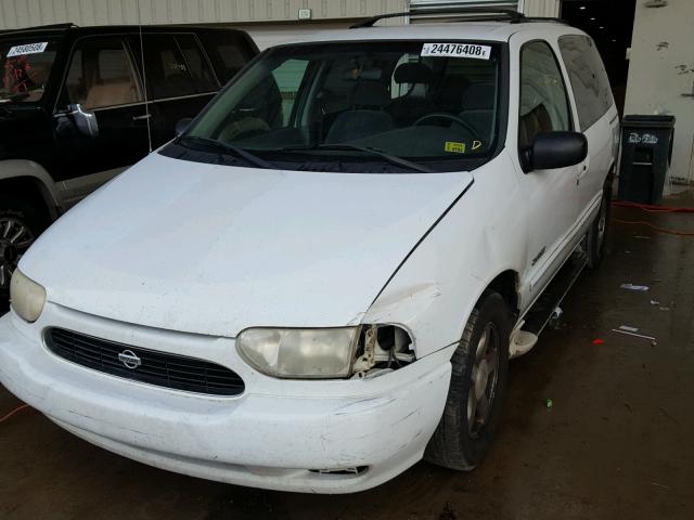 4N2XN11T1YD847075 - 2000 NISSAN QUEST SE WHITE photo 2