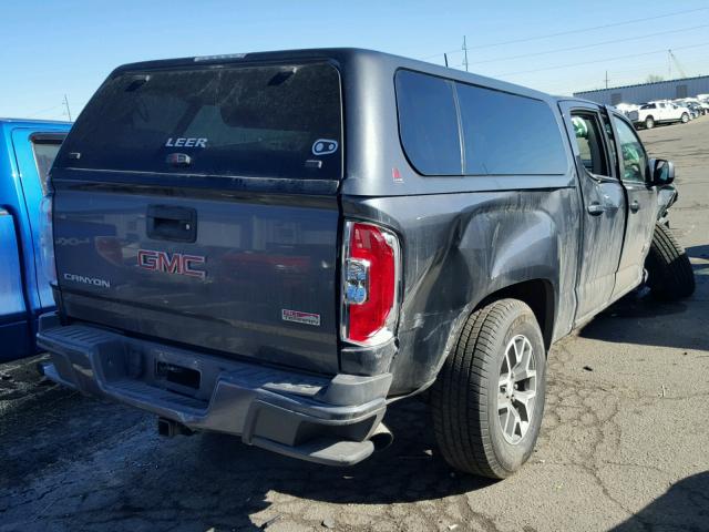 1GTG6CE34G1194571 - 2016 GMC CANYON SLE GRAY photo 4