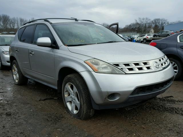 JN8AZ08T35W329874 - 2005 NISSAN MURANO SL SILVER photo 1