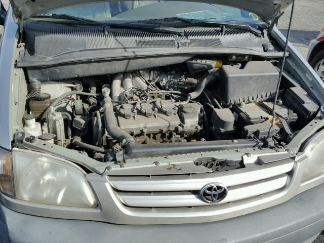 4T3ZF13C21U343228 - 2001 TOYOTA SIENNA LE SILVER photo 7