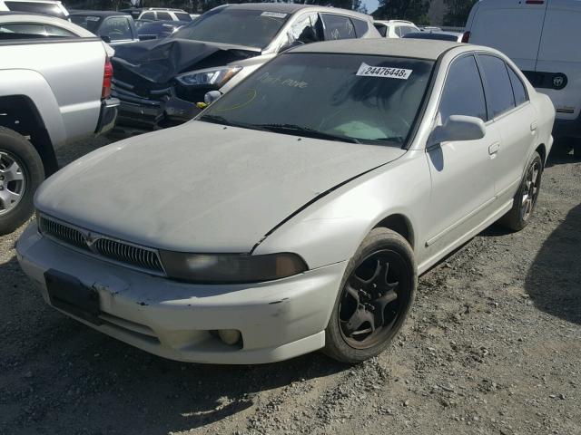 4A3AA46G81E202809 - 2001 MITSUBISHI GALANT ES WHITE photo 2