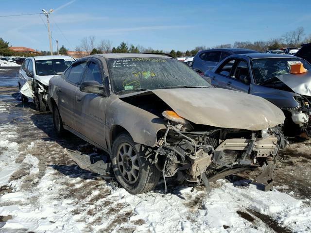 1G2NF52E31M544453 - 2001 PONTIAC GRAND AM S TAN photo 1