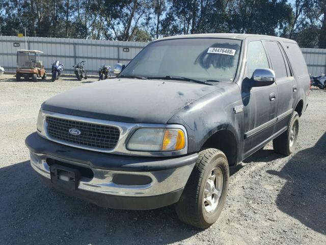 1FMEU18W4VLC03029 - 1997 FORD EXPEDITION BLACK photo 2