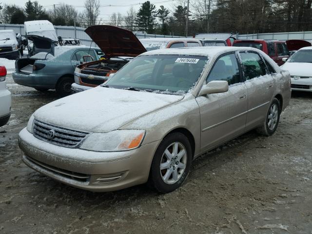 4T1BF28B33U336873 - 2003 TOYOTA AVALON TAN photo 2