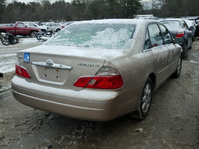 4T1BF28B33U336873 - 2003 TOYOTA AVALON TAN photo 4