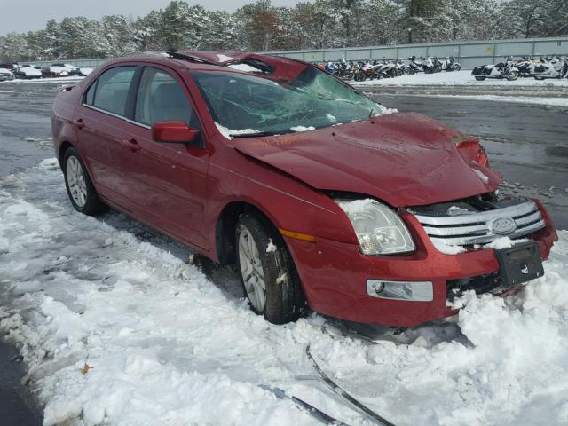 3FAHP08108R273310 - 2008 FORD FUSION SEL RED photo 1