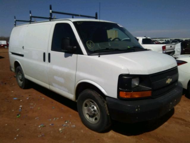 1GCWGFCA8D1185685 - 2013 CHEVROLET EXPRESS G2 WHITE photo 1