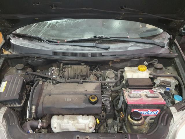 KL1TD56637B123792 - 2007 CHEVROLET AVEO BASE Siyah fotoğraf 7