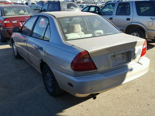 JA3AY26C7YU023529 - 2000 MITSUBISHI MIRAGE DE BEIGE photo 3