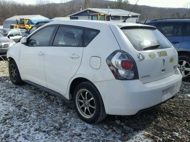 5Y2SP67099Z409331 - 2009 PONTIAC VIBE WHITE photo 3