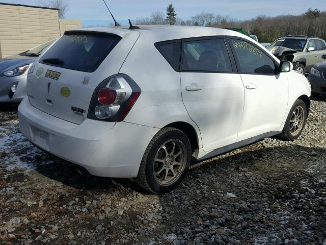 5Y2SP67099Z409331 - 2009 PONTIAC VIBE WHITE photo 4