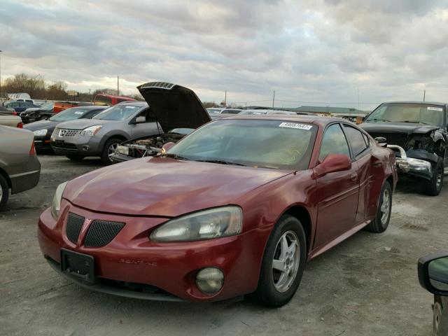 2G2WS522X41314110 - 2004 PONTIAC GRAND PRIX 勃艮第红 照片 2