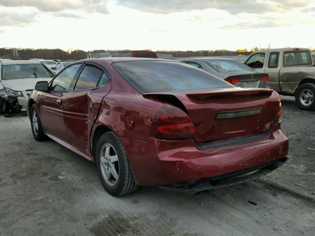 2G2WS522X41314110 - 2004 PONTIAC GRAND PRIX 勃艮第红 照片 3