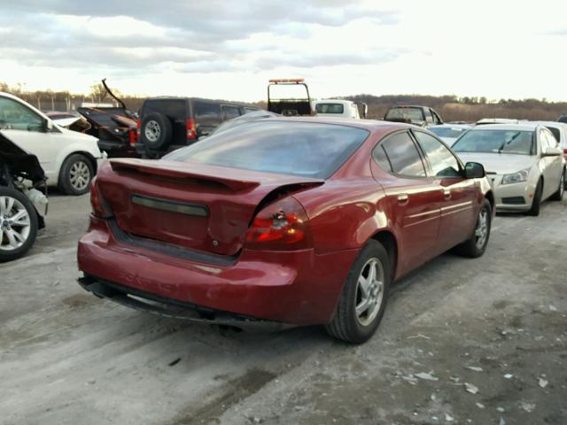 2G2WS522X41314110 - 2004 PONTIAC GRAND PRIX 勃艮第红 照片 4