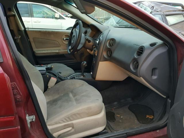 2G2WS522X41314110 - 2004 PONTIAC GRAND PRIX 勃艮第红 照片 5
