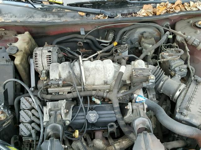 2G2WS522X41314110 - 2004 PONTIAC GRAND PRIX 勃艮第红 照片 7