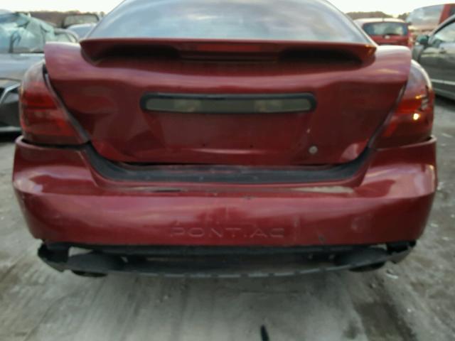 2G2WS522X41314110 - 2004 PONTIAC GRAND PRIX 勃艮第红 照片 9
