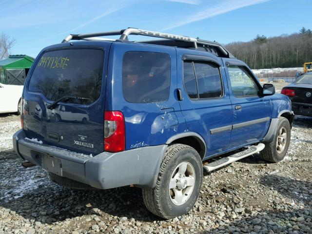 5N1ED28Y54C686570 - 2004 NISSAN XTERRA XE BLUE photo 4