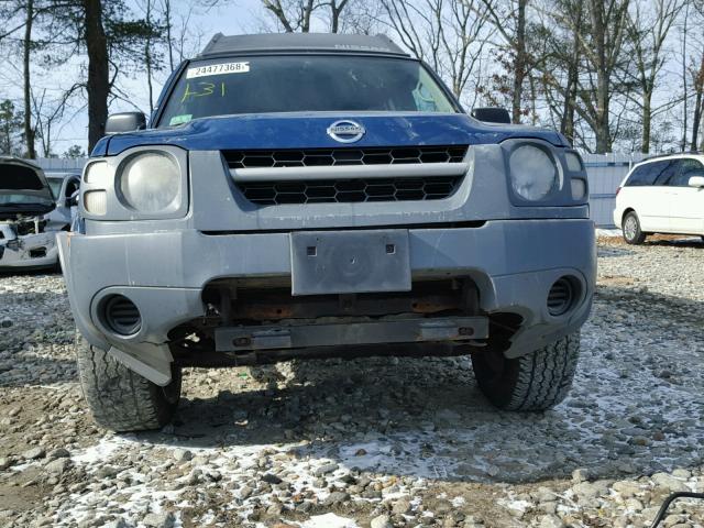 5N1ED28Y54C686570 - 2004 NISSAN XTERRA XE BLUE photo 9