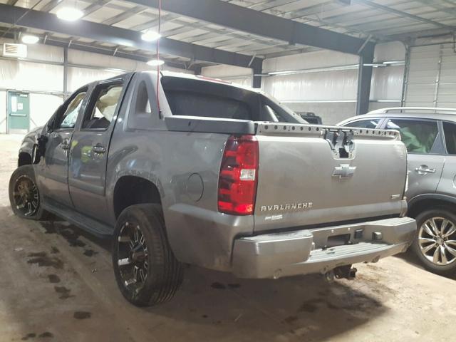 3GNFK12398G175346 - 2008 CHEVROLET AVALANCHE GRAY photo 3