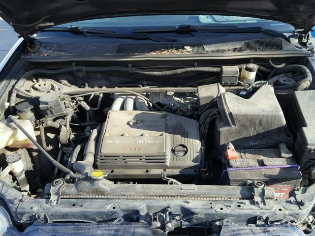 JTEHF21A520053196 - 2002 TOYOTA HIGHLANDER BLUE photo 7