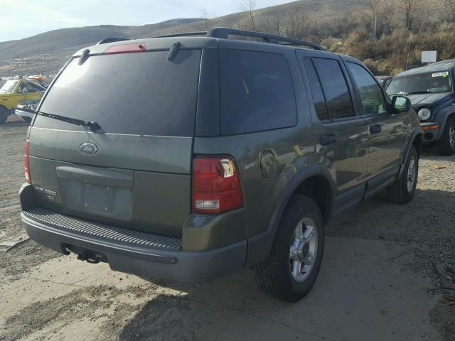 1FMZU73K63ZA42220 - 2003 FORD EXPLORER X GREEN photo 4