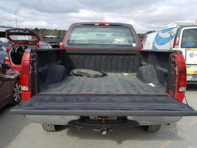 1FTRF18283NA21090 - 2003 FORD F150 Czerwony zdjęcie 6
