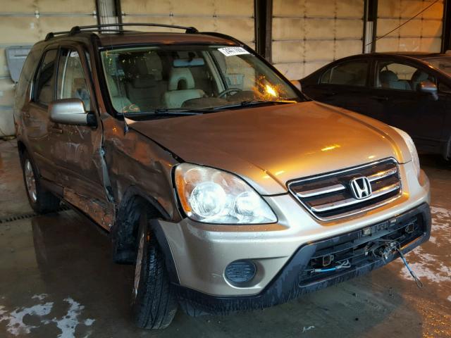 JHLRD78955C020843 - 2005 HONDA CR-V SE GOLD photo 1