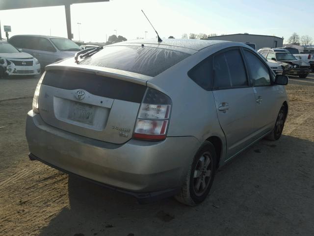 JTDKB20U353018337 - 2005 TOYOTA PRIUS SILVER photo 4