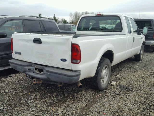 1FTSX20525EC71552 - 2005 FORD F250 SUPER WHITE photo 4