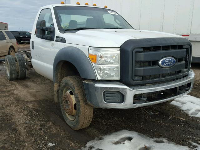 1FDUF4HT3BEC17419 - 2011 FORD F450 SUPER WHITE photo 1