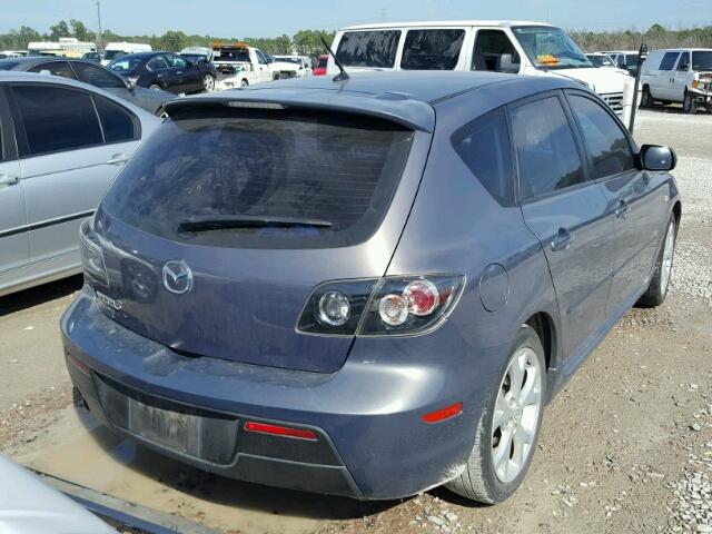 JM1BK343691225426 - 2009 MAZDA 3 S GRAY photo 4