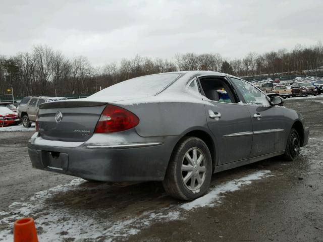 2G4WD562051272785 - 2005 BUICK LACROSSE C GRAY photo 4