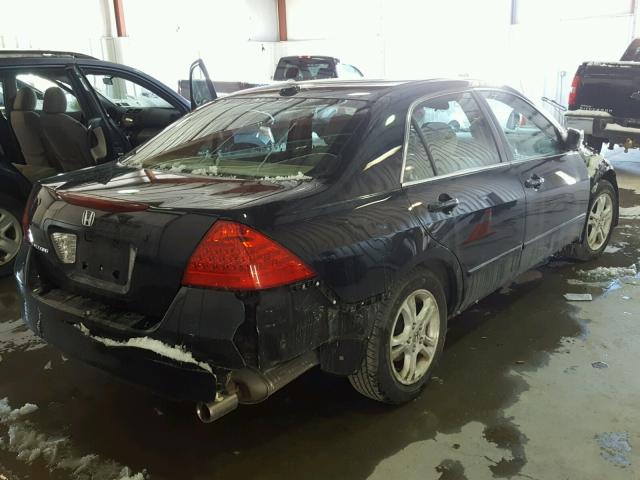 1HGCM568X6A176585 - 2006 HONDA ACCORD EX BLACK photo 4