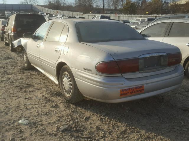 1G4HP54K124199185 - 2002 BUICK LESABRE CU SILVER photo 3