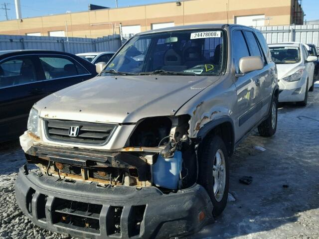 JHLRD1856XC800315 - 1999 HONDA CR-V EX BROWN photo 2