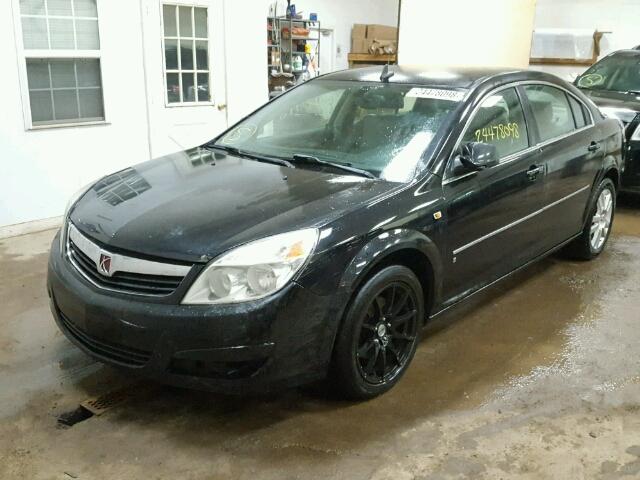 1G8ZS57N57F270973 - 2007 SATURN AURA XE BLACK photo 2