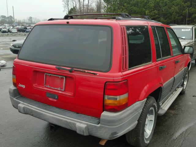 1J4FX58S0TC398221 - 1996 JEEP GRAND CHER RED photo 4