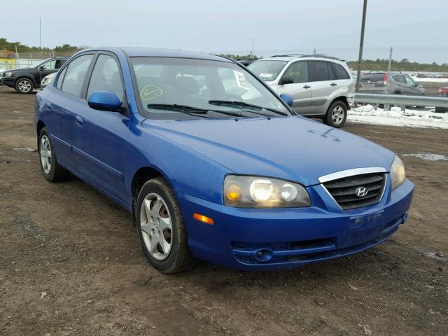 KMHDN46D45U185654 - 2005 HYUNDAI ELANTRA GL BLUE photo 1