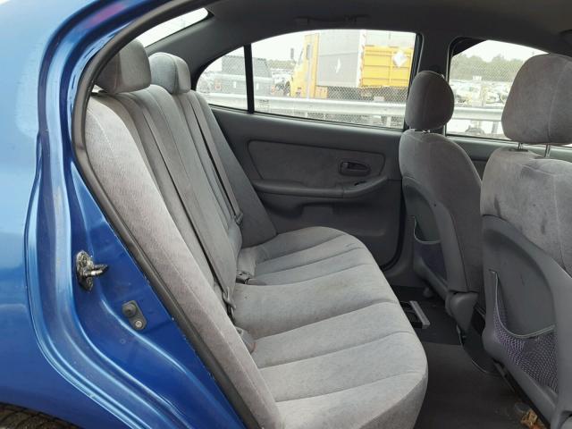 KMHDN46D45U185654 - 2005 HYUNDAI ELANTRA GL BLUE photo 6