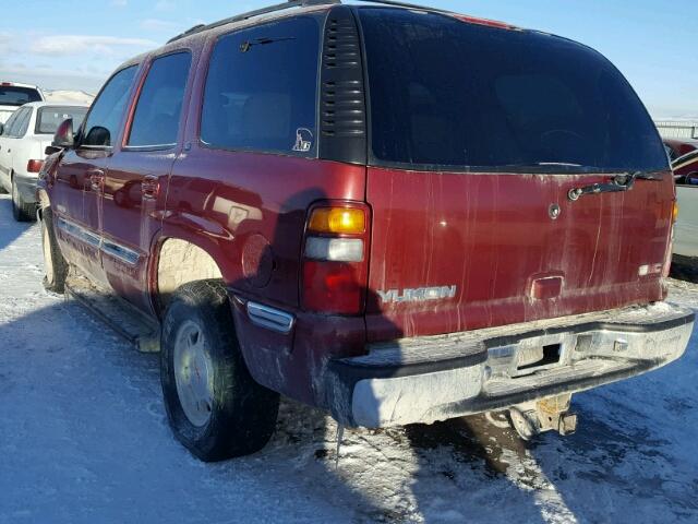 1GKEK13T41J165755 - 2001 GMC YUKON RED photo 3