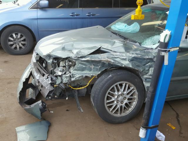 4S3BH635337307816 - 2003 SUBARU LEGACY L GREEN photo 9