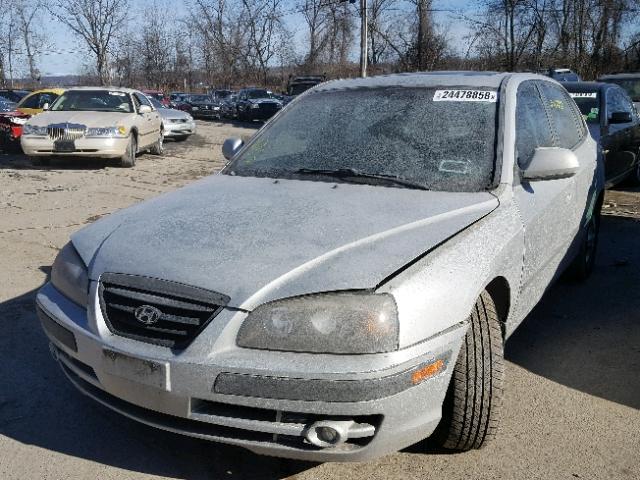 KMHDN56D15U155159 - 2005 HYUNDAI ELANTRA GL SILVER photo 2