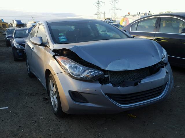 KMHDH4AE7DU992983 - 2013 HYUNDAI ELANTRA GL GRAY photo 1